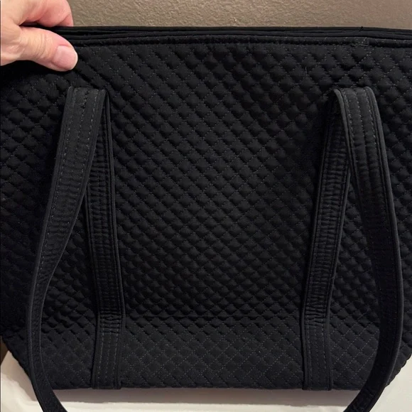 Vera Bradley Black Microfiber shoulder bag NWOT - Picture 6 of 7